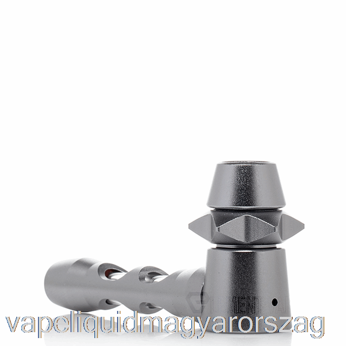 Cheech üveg Fém Tokozott Hitter Hand Pipe Szürke Vape Folyadék